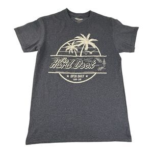 Top Gun Maverick T- Shirt “The Hard Deck" Heathered Blue Crew Neck Mens S Tee